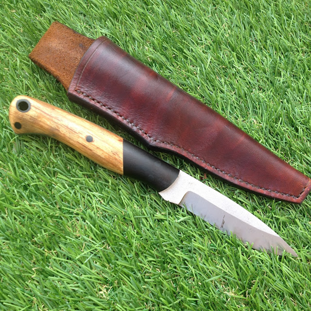 Sold: Fieldcrafter in Blackwood and Apple wood with Carbon Fibre Pins