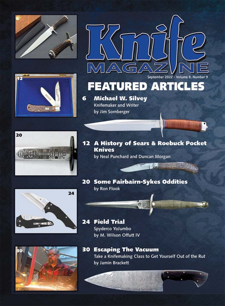 KNIFE Magazine September 2022 issue Sneak Peek