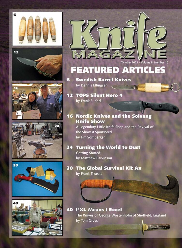 Sneak Peek: KNIFE Magazine October 2022 issue