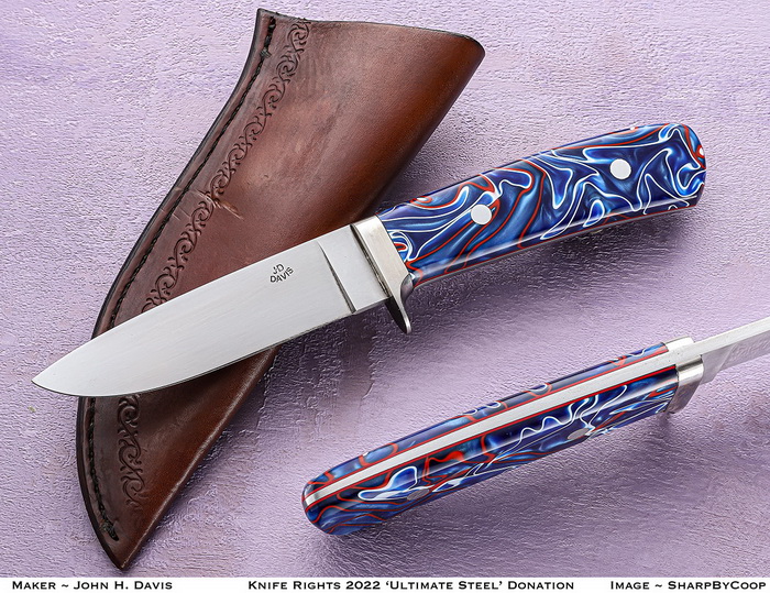 Win this John H. Davis Custom Knife
